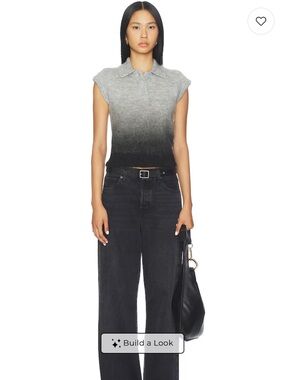 Aligne Lexi Knitted Polo Top Size 12